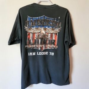 Vintage Mens American Labor Tshirt